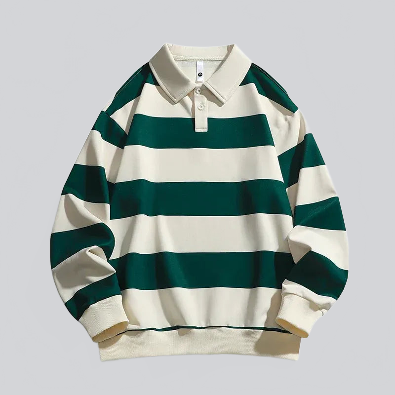 MAR|POLO CASUAL DE RAYAS PARA HOMBRE ESTILO URBANO - Ada Cepeda Shop