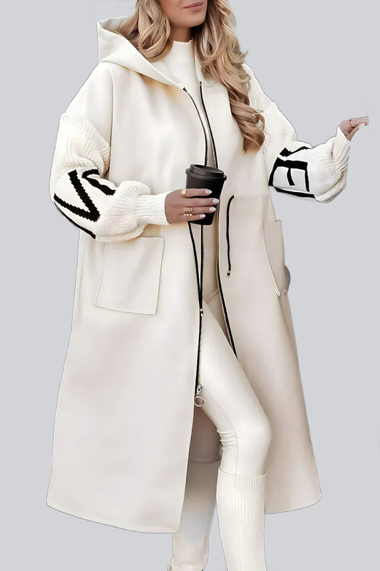 CANDY|CHAQUETA DE PUNTO CON CAPUCHA - Ada Cepeda Shop