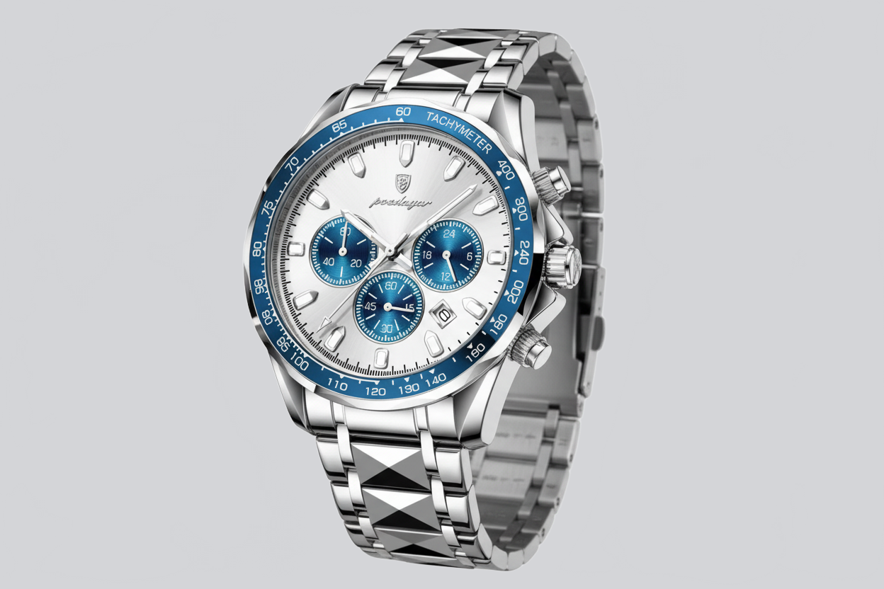 RELOJ CRONÓGRAFO ELEGANTE PARA HOMBRE - Ada Cepeda Shop