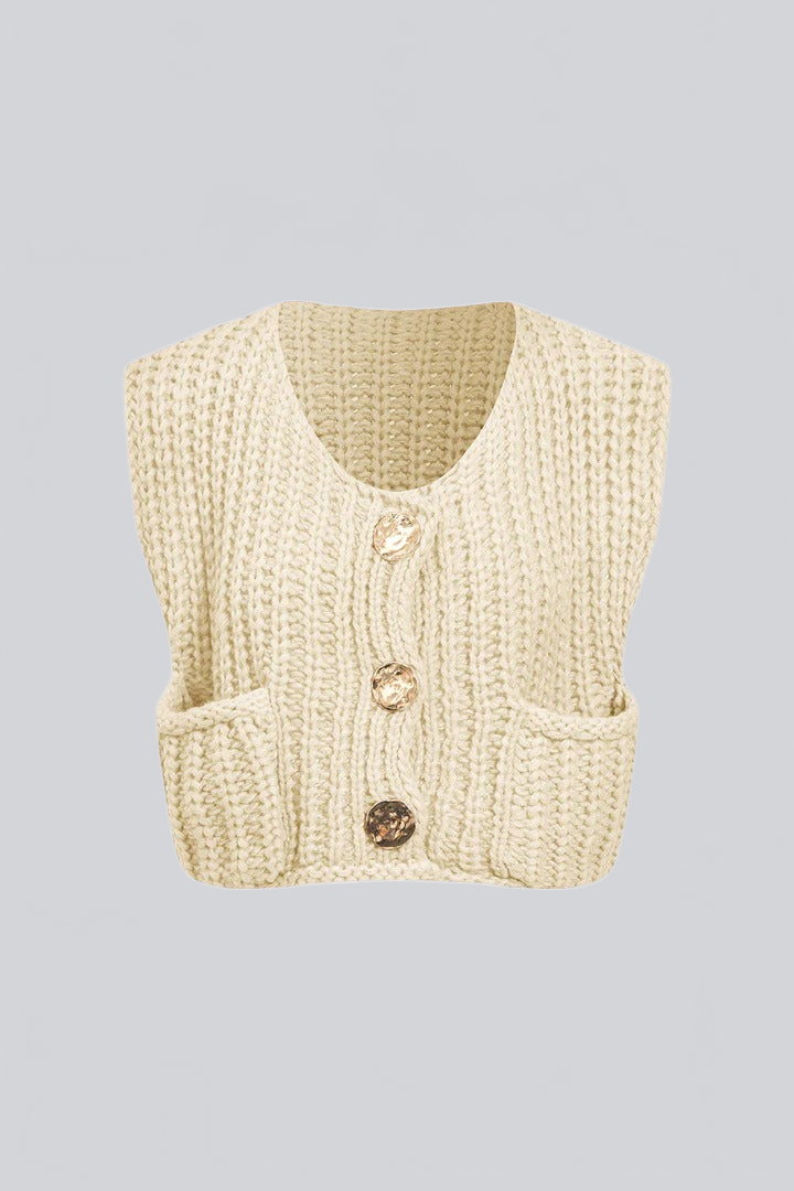 CARMINA|CHALECO DE PUNTOS - Ada Cepeda Shop